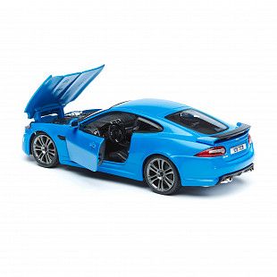 Машинка Bburago 1:24 Jaguar XKR-S (18-21063) blue