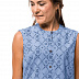 Рубашка женская Jack Wolfskin Sonora Maori Sleeveless W shirt blue all over