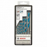Набор сверл Bosch MultiConstruction d=4,5,6,6,8,10,12 мм