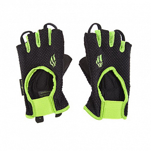 Перчатки для фитнеса женские Mad Wave green/black