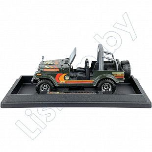 Машинка Bburago 1:24 Jeep Wrangler (18-22033) khaki