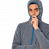 Куртка мужская Jack Wolfskin Horizon Hooded Jacket M pebble grey