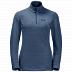 Пуловер женский Jack Wolfskin Arco Women porcelain blue stripes