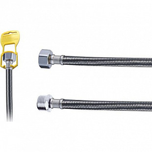 Подводка гибкая для воды гайка 1/2" - штуцер 1/2" G.Lauf 30 см URG-ZBH-030