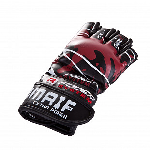 Перчатки для ММА Roomaif RBG-151 Dx black/bordo