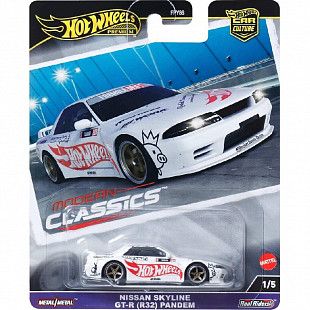 Машинка Hot Wheels Premium Nissan Skyline GT-R (R32) Pandem (FPY86 HRV68)