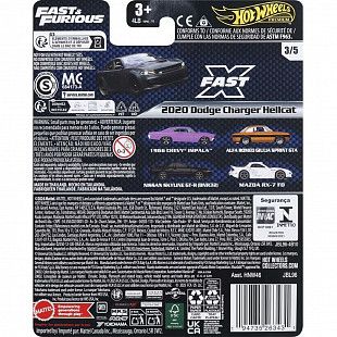 Машинка Hot Wheels Premium Fast & Furious 2020 Dodge Charger Hellcat (HNW46 JBL96)