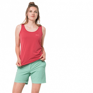 Майка женская Jack Wolfskin Crosstrail Top Women tulip red