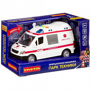 Инерционный машина Bondibon скорая «ПАРК ТЕХНИКИ» ВВ4068