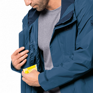 Куртка мужская Jack Wolfskin Seven Peaks Jacket Men indigo blue