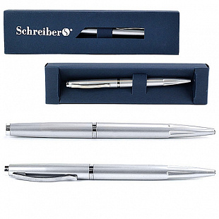 Авторучка шариковая Schreiber в футляре S 3541 silver