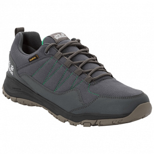 Полуботинки мужские Jack Wolfskin Maze Texapore Low M dark steel / green