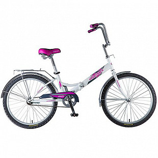 Велосипед Novatrack FS-24 24" (2018) White 24FFS1.WT8-1