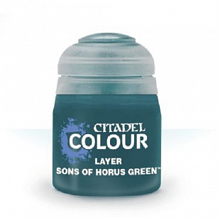 Краска для миниатюр Games Workshop Warhammer Layer: Sons of Horus Green 12ML 22-87