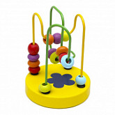 Деревянный Лабиринт Рыжий Кот Цветочек ИД-3794