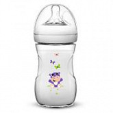 Бутылочка для кормления Avent Natural Бегемотик 260 мл SCF627/22