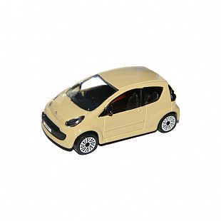 Машинка Bburago 1:43 Citroen C1 (18-30001/18-30130) beige