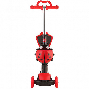 Самокат-кикборд Novatrack Disco-kids Saddle Pro 120SB.DISCOKIDS.RD9 Red