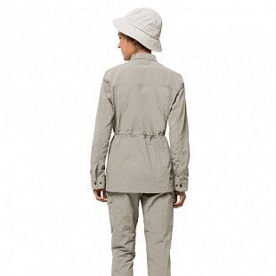 Куртка летняя женская Jack Wolfskin Lakeside Fieldjacket W dusty grey