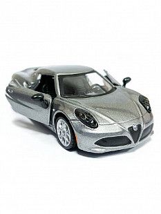 Машинка Bburago 1:32 Alfa Romeo 4C (18-43037) silver