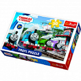 Пазл Trefl Томас и друзья. Гонки по рельсам 18230
