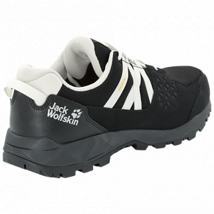 Полуботинки мужские Jack Wolfskin Cascade Hike Texapore Low M black / white