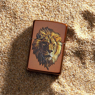 Зажигалка Zippo Polygonal Lion Design 29865