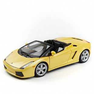 Машинка Bburago 1:18 Lamborghini Gallardo Spyder (18-12016) yellow