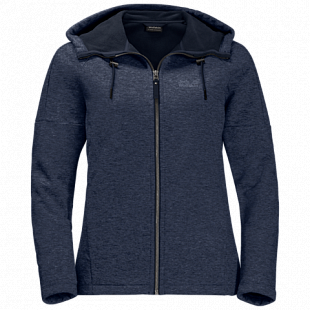 Джемпер женский Jack Wolfskin Sky Thermic Hooded Jkt Women night blue