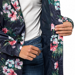 Куртка женская Jack Wolfskin Tropical Parka W midnight blue all over