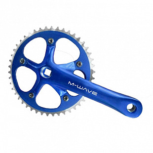 Система M-Wave SingleSpeed 165 мм 46 зубьев, blue, 5-350604