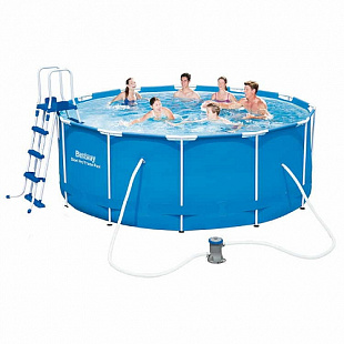 Каркасный бассейн BestWay Steel Pro Max с аксессуарами 56420