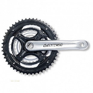 Шатун под квадрат Lasco 3CF3644F7P 118 22/32/44Tх170мм с защитой grey ZTB12663