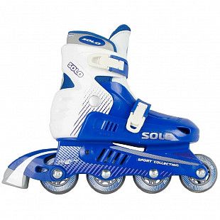 Роликовые коньки Спортивная коллекция Solo blue
