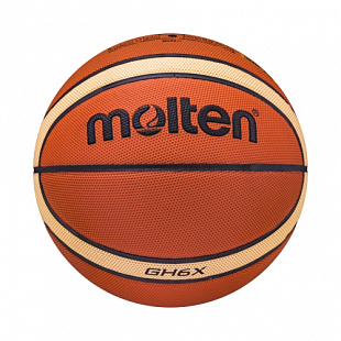 Мяч баскетбольный Molten BGH6X №6 brown/yellow/black