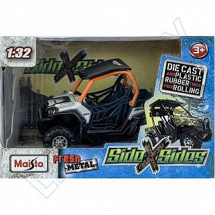 Квадроцикл Maisto 1:32 Kawasaki-Teryx4 (21087) black/white/orange
