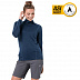 Рубашка с длинными рукавами женская Jack Wolfskin Arctic Xt Half Zip Women dark indigo