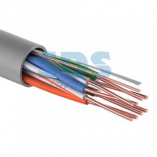 Кабель Rexant PROconnect UTP 4PR 24AWG, CU, CAT5E, 100МГц, PVC gray 01-0052-25