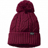 Шапка Jack Wolfskin Stormlock Pompom Beanie red