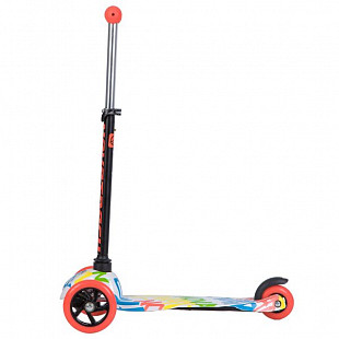 Самокат-кикборд Novatrack Disco-kids Graffiti 120H.DISCOKIDS.WMC8