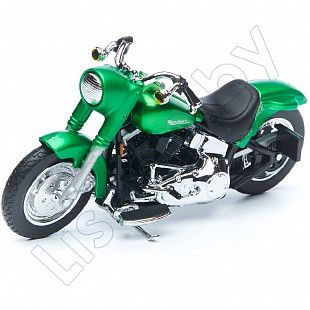 Мотоцикл Maisto 1:18 Harley Davidson 2000 FLSTF Street Stalker (39360) green