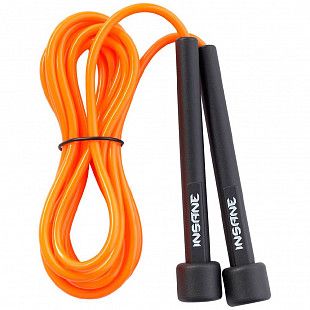 Скакалка Insane IN22-JR100 ПВХ black/orange