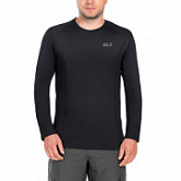 Футболка Jack Wolfskin Hollow Range Longsleeve Men black