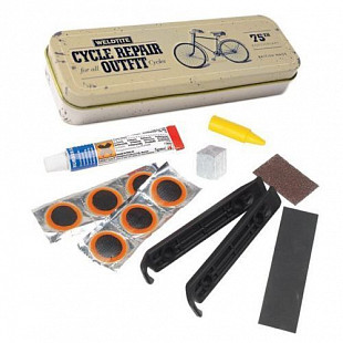 Аптечка с монтировками Weldtite VINTAGE CYCLE REPAIR OUTFIT 7-01075