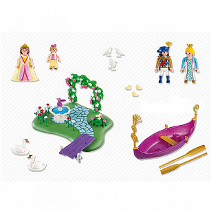Игровой набор Playmobil Набор остров принцессы и гондола 5456