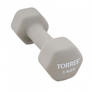 Гантель Torres PL55013 3 кг gray
