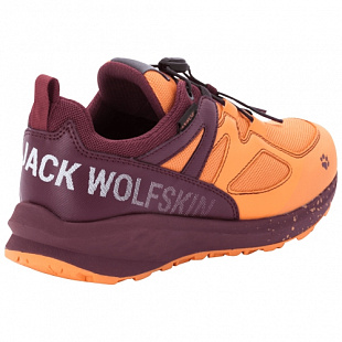 Водонепроницаемые кроссовки детские Jack Wolfskin Unleash 2 Speed Texapore Low K apricot / burgundy