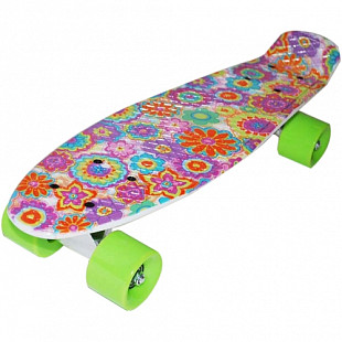 Penny board (пенни борд) Zez Sport Flowers 209-7