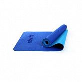 Коврик для йоги и фитнеса Starfit Core FM-201 TPE dark blue/blue (173х61х0,4)