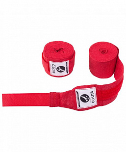 Бинт боксерский Rusco 2,5 м red